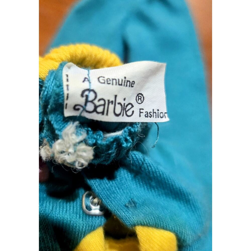 1985 Barbie 'So Active' Track Suit And Skipper Jogging Sweatshirt White Shoes - Picture 5 of 5